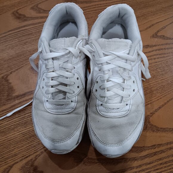 Nike Air Max 90 White Size 7.5 - Picture 4 of 5
